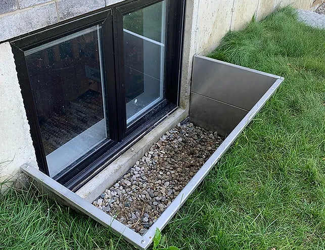 egress windows and wall cutouts